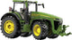 Wiking 077859 john deere 8r 410 modeltractor, 1:32, metaal kunststof, vanaf 14 jaar, vele functies, motorkap kan open, beweegbare bovenste en onderste schakel