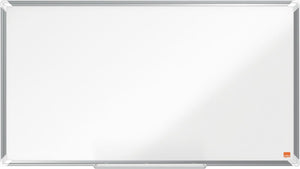 Nobo premium plus widescreen magnetisch whiteboard staal - met pennengoot - inclusief whiteboard marker - 890x500mm