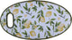 Kinzo kniekussen 46 x 25 cm - knielkussen voor tuinieren en kluswerk - citroenprint