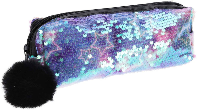 Load image into Gallery viewer, Koopman etui met pailletten en pompom
