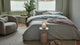 Riviera maison rivièra maison emery dekbedovertrek - lits-jumeaux - 240 x 200 220 cm - taupe