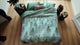 Riviera maison rivièra maison foggy forest dekbedovertrek - lits-jumeaux - 240 x 200 220 cm - groen
