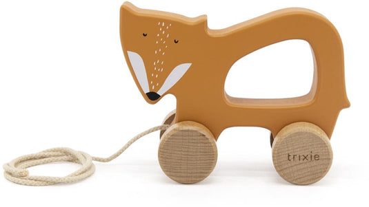 Trixie - houten trekspeeltje - houten speelgoed - mr fox