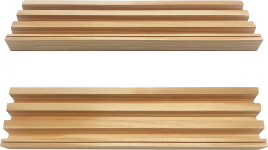 Houten domino- en kaarthouder, 4st.