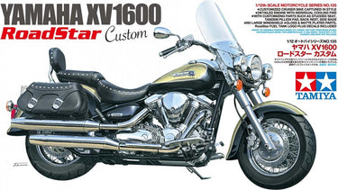 Tamiya modelbouwpakket militaire voertuigen - 14135 yamaha xv1600 roadstar custom plastic - 1:12 - modelbouw