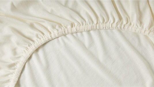Cinderella hoeslaken - geschikt voor boxspring - jersey - 160x200 cm - tot 25 cm - ivoor