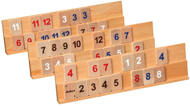 Philos rummy hout cassette - gezelschapsspel vanaf 6 jaar - 36x20cm