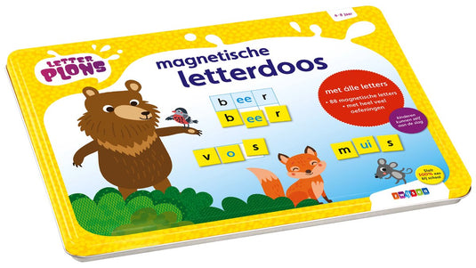 Wpg uitgevers letterplons magnetische letterdoos