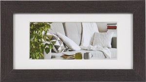 Henzo fotolijst - - modern - fotomaat 10x20 cm - donkerbruin