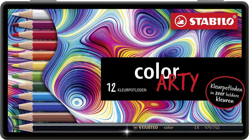 Load image into Gallery viewer, Stabilo color - kleurpotloden arty 12 stuks
