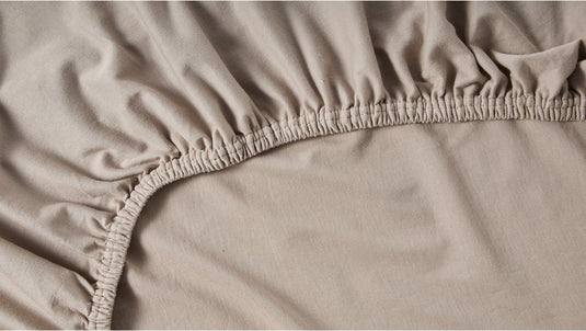 Cinderella hoeslaken - geschikt voor boxspring - jersey - 160x200 cm - tot 25 cm - taupe