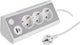 Q-link stekkerdoos - 3-voudig - randaarde - usb a c - met lamp - 3 x 1.5 mmâ² - 1.5 m - wit