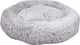 Flamingo hondenmand – donut hondenmand – kattenmand – ronde pluche mand met antislip – mand krems lichtgrijs – ø70 cm