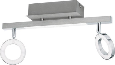 Eglo cardillio 1 - spot - 3 lichts - aluminium, chroom - gesatineerd