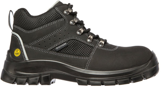 Skechers trophus - letic heren veterschoenen - zwart