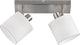 Rl live your light reality tommy spot - nikkel mat - excl. 2x e14 - wit