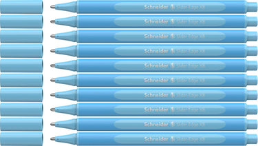 Schneider schrijfwaren schneider balpen - slider edge pastel - penpunt xb - schrijfkleur pastel baby blauw - 10 stuks - s-152230-10