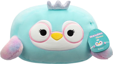 Squishmallows stackables raina - penguin pluche met bril - 30 cm