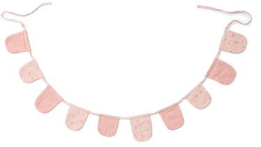 Little dutch slinger met vlaggetjes - roze - essentials