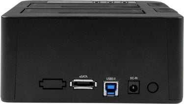 Startech esata harde-schijfduplicatordock – usb 3.0 hdd-kloner - sata iii 6 gbp s - zwart