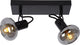Lucide madee - plafondspot (plafondlamp) - 2xe14 - zwart