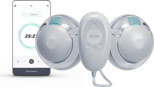 Elvie ® stride 2 - handsfree dubbele elektrische borstkolf – ziekenhuiskwaliteit - stil krachtig kolfapparaat - past in bh