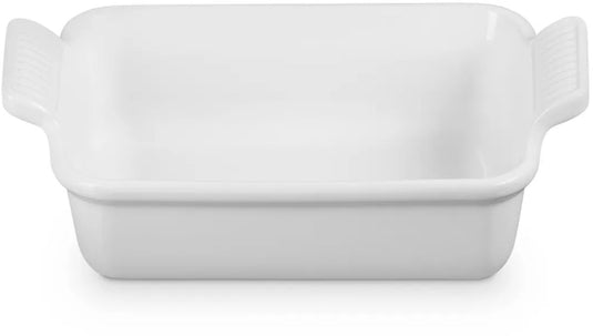 Le creuset ovenschaal rechthoekig 19cm - 1,08l white