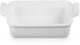 Le creuset ovenschaal rechthoekig 19cm - 1,08l white