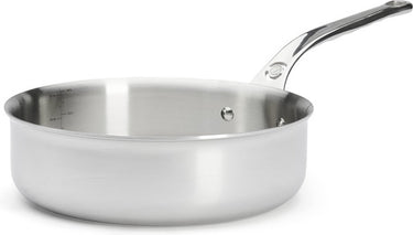 Debuyer de buyer affinity - sauteuse - rvs - rechte rand - 24 cm - pfas vrij