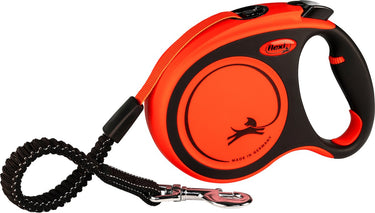 Flexi rollijn xtreme tape leash - l - orange