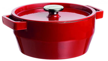 Pyrex slowcook braadpan - rood - 20 cm - gietijzer
