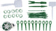 Kinzo plant accessoires set – 53-delig – plantenlabels, plantenbinders en tuindraad – voor tuinieren en plantenverzorging