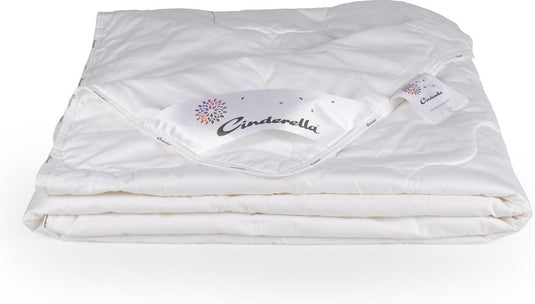 Cinderella bamboo dekbed zomer - 1 persoons - bamboo vulling - katoenen tijk - anti-allergie - 140x200 cm