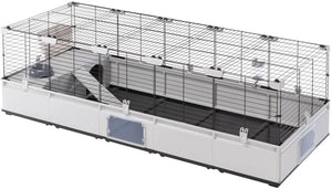 Ferplast modular 4 kooi - kooi hok - 179x72x56 cm zwart grijs