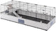Ferplast modular 4 kooi - kooi hok - 179x72x56 cm zwart grijs