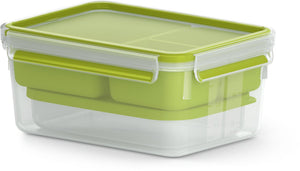 Tefal masterseal to go - lunchbox xl - 2,2l - inclusief bestek - luchtdicht