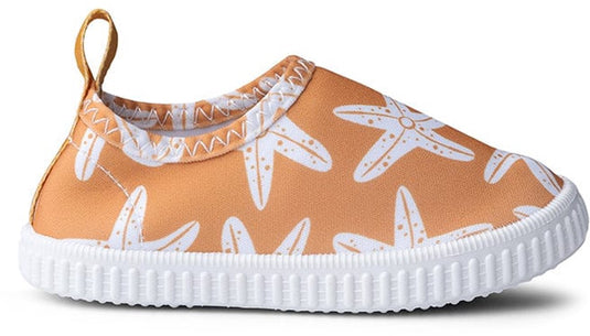 Swim essentials - waterschoentjes - 0-7 jaar - oranje - 19-32 - sterrenprint - uv bescherming - antislip