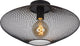 Lucide mesh - plafonnière (plafondlamp) - ø 45 cm - 1xe27 - zwart