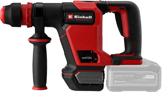 Einhell professional accu breekhamer tp-dh 18 4 li bl solo - power x-change - 4 j - sds-plus - incl. punt en platte beitel - incl. transport- opbergkoffer - excl. accu en lader