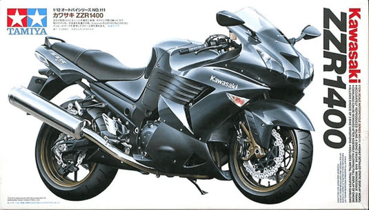 Tamiya modelbouwpakket auto - 14111 kawasaki zzr 1400 ninja zx-14 stre. plastic - 1:12 - modelbouw