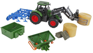 Kids globe tractor met accesoires, 30cm