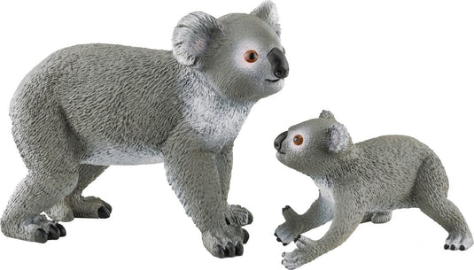 Schleich wild life - koala moeder en baby - speelfigurenset - kinderspeelgoed voor jongens en meisjes - 3 tot 8 jaar - 42566