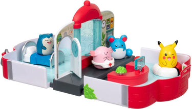 Jazwares squish-a-longs - medium playset (pokemon center)