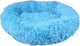 Flamingo mand krems – rond – blauw – 50 x 32 x 18 cm – comfortabele mand voor katten en kleine honden zoals chihuahua, maltezer en yorkshire terrier