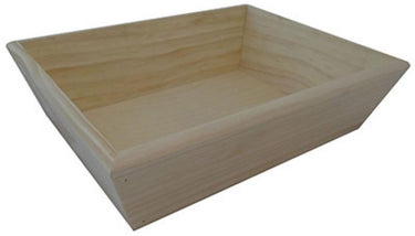 Playwood houten bak voor sensorisch spel - grenen - 25x16,5 cm.