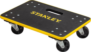 Stanley meubelroller ms572 - draagcapaciteit tot 200kg - transporthulp - 45 x 30 x 13,5 cm - kunststof - zwart geel