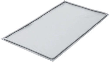 Proplus opblaasbaar grondzeil - 2,50 x 3,50 m - waterdicht pvc - opblaasbare rand - grijs
