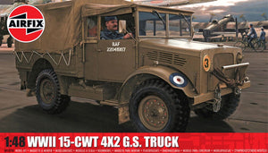 Airfix modelbouwpakket auto - 03313a bedford mw - wwii 15-cwt 4 x 2 g.s. truck - militaire raf vrachtwagen plastic - 1:48 - modelbouw