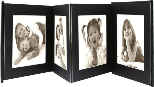 Deknudt frames a66dc2 8ph - leporello album - zwart - 8x foto 13x18 cm