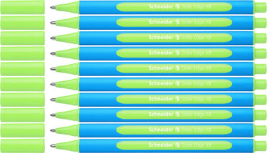 Schneider schrijfwaren schneider balpen - slider edge - xb - lichtgroen - 10 stuks - s-152211-10